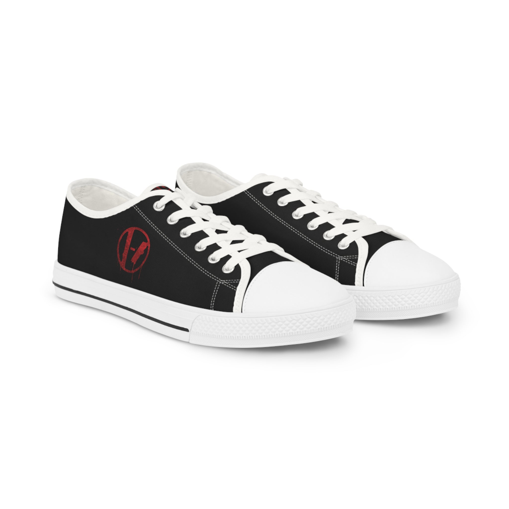 Twenty One Pilots Red Logo Low Top Sneakers