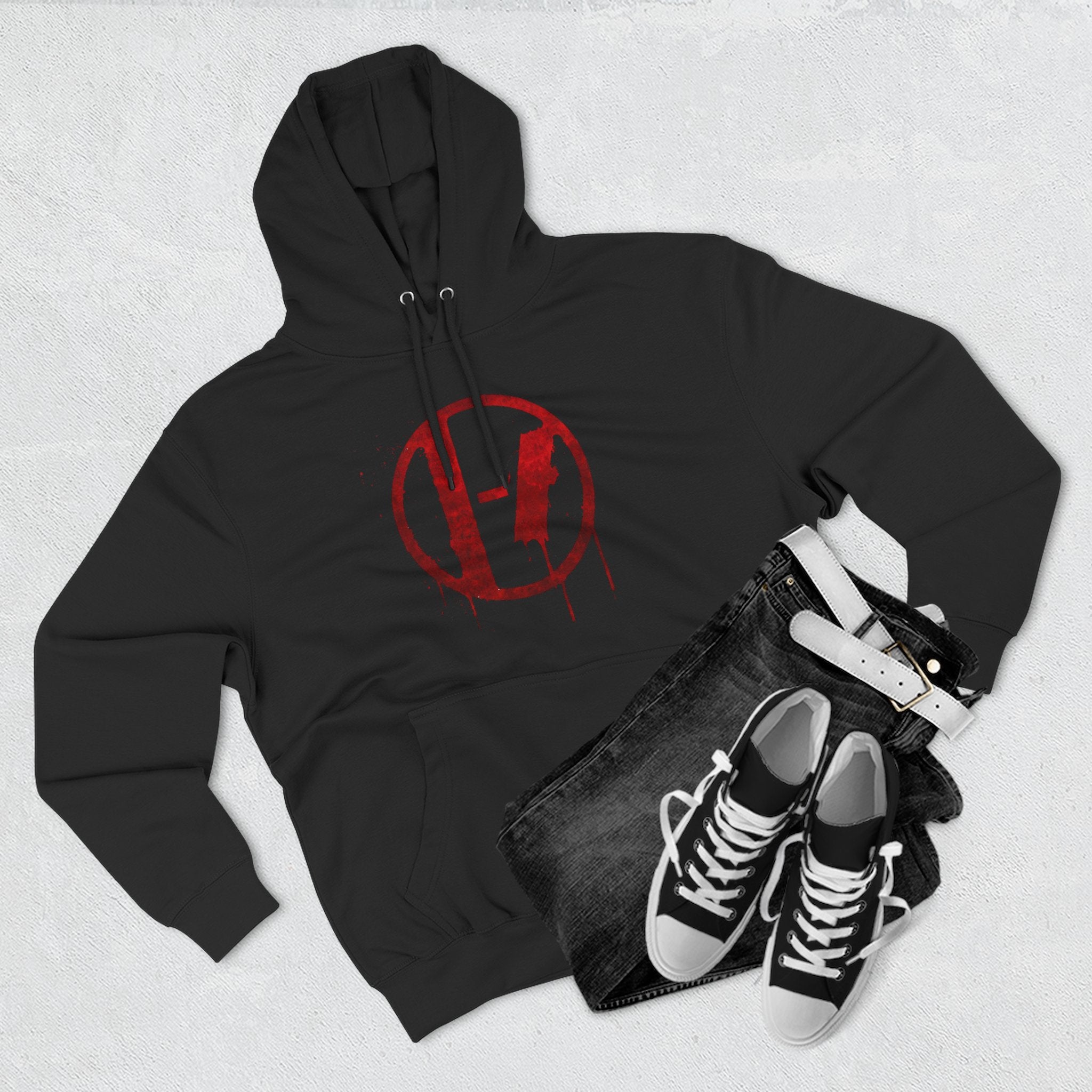Twenty One Pilots Distressed Drip Logo Hoodie