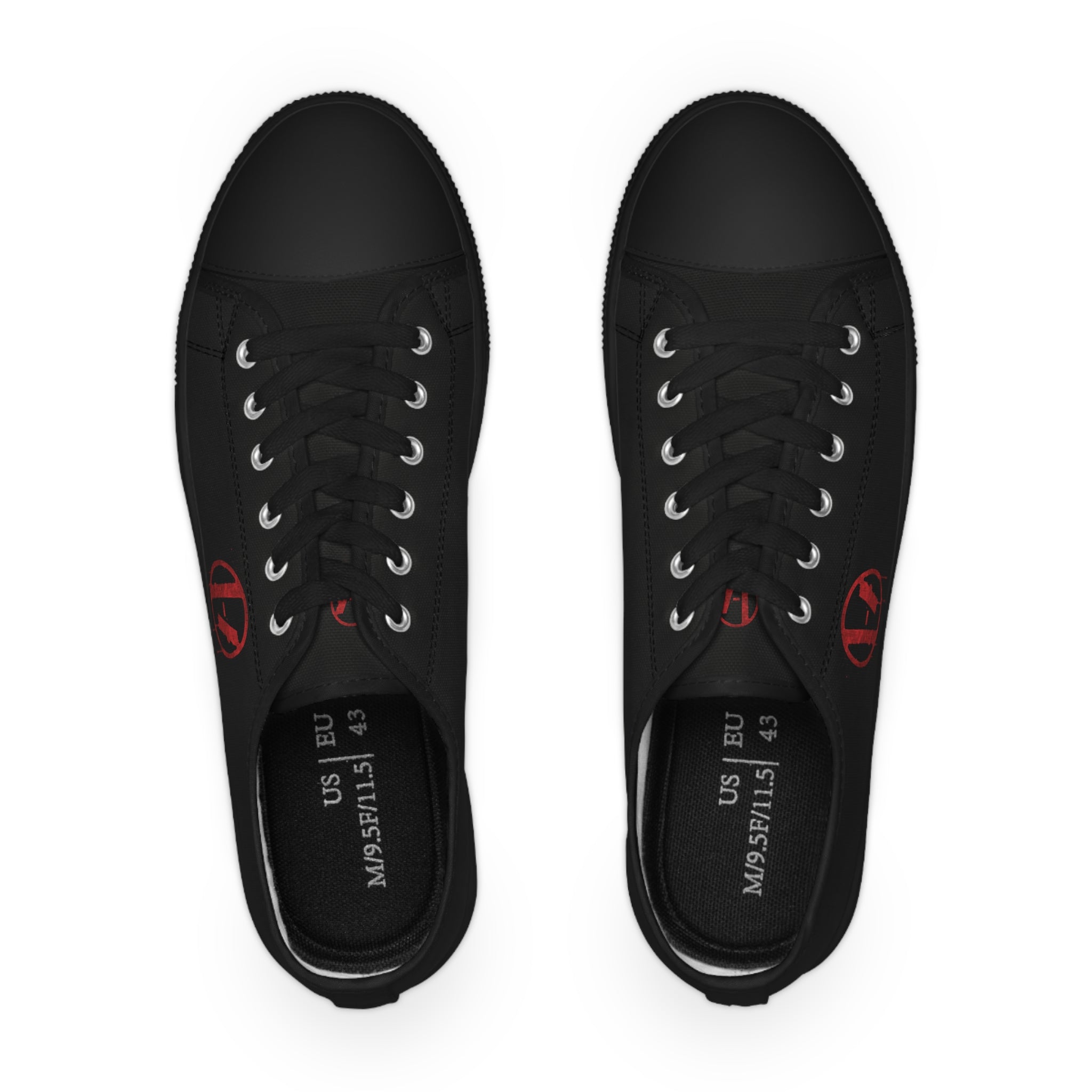 Twenty One Pilots Red Logo Low Top Sneakers