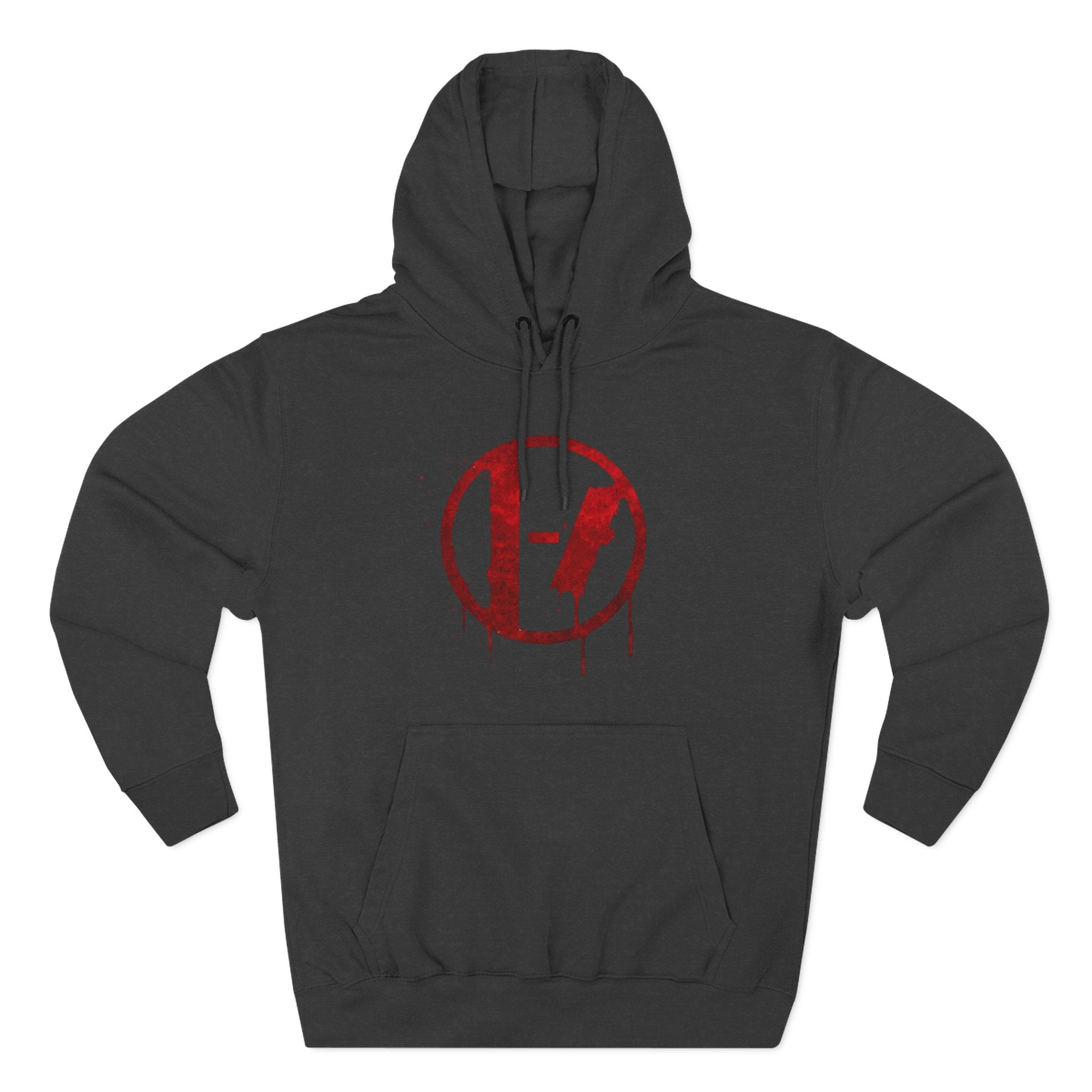 Twenty One Pilots Distressed Drip Logo Hoodie