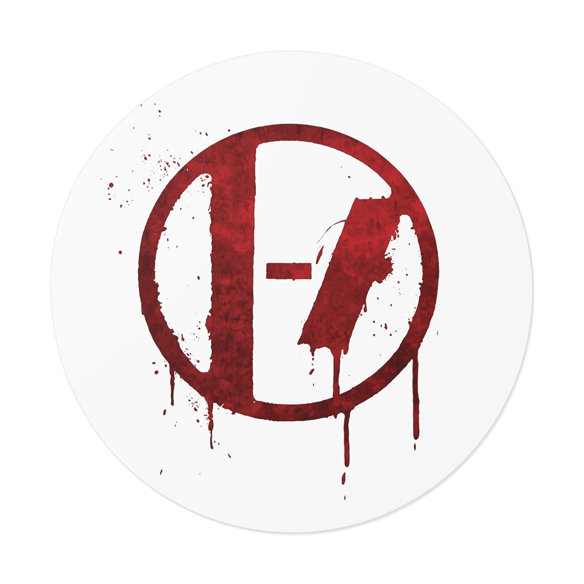 Twenty One Pilots Grunge Music Emblem Sticker