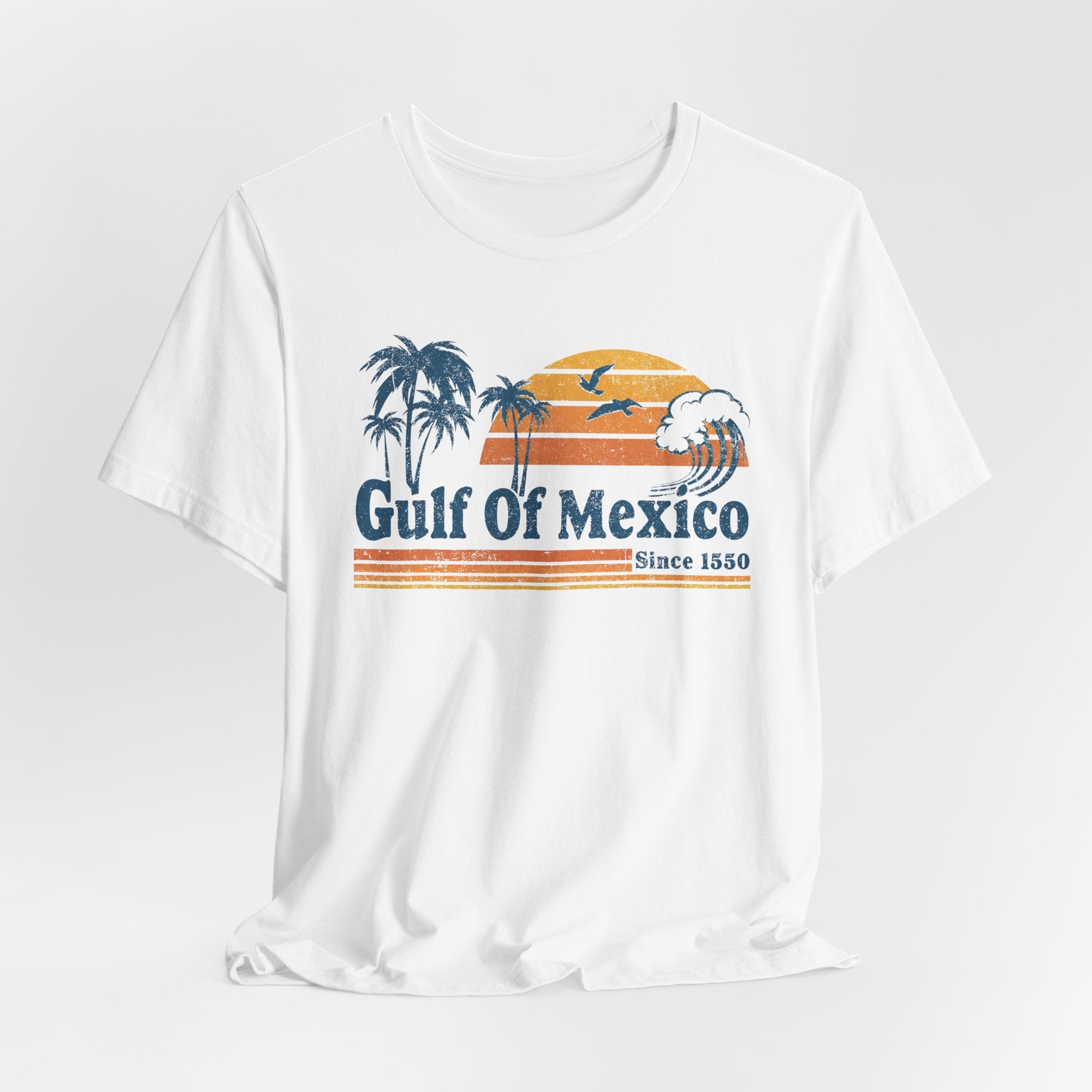 Gulf of Mexico Retro Sunset T-Shirt