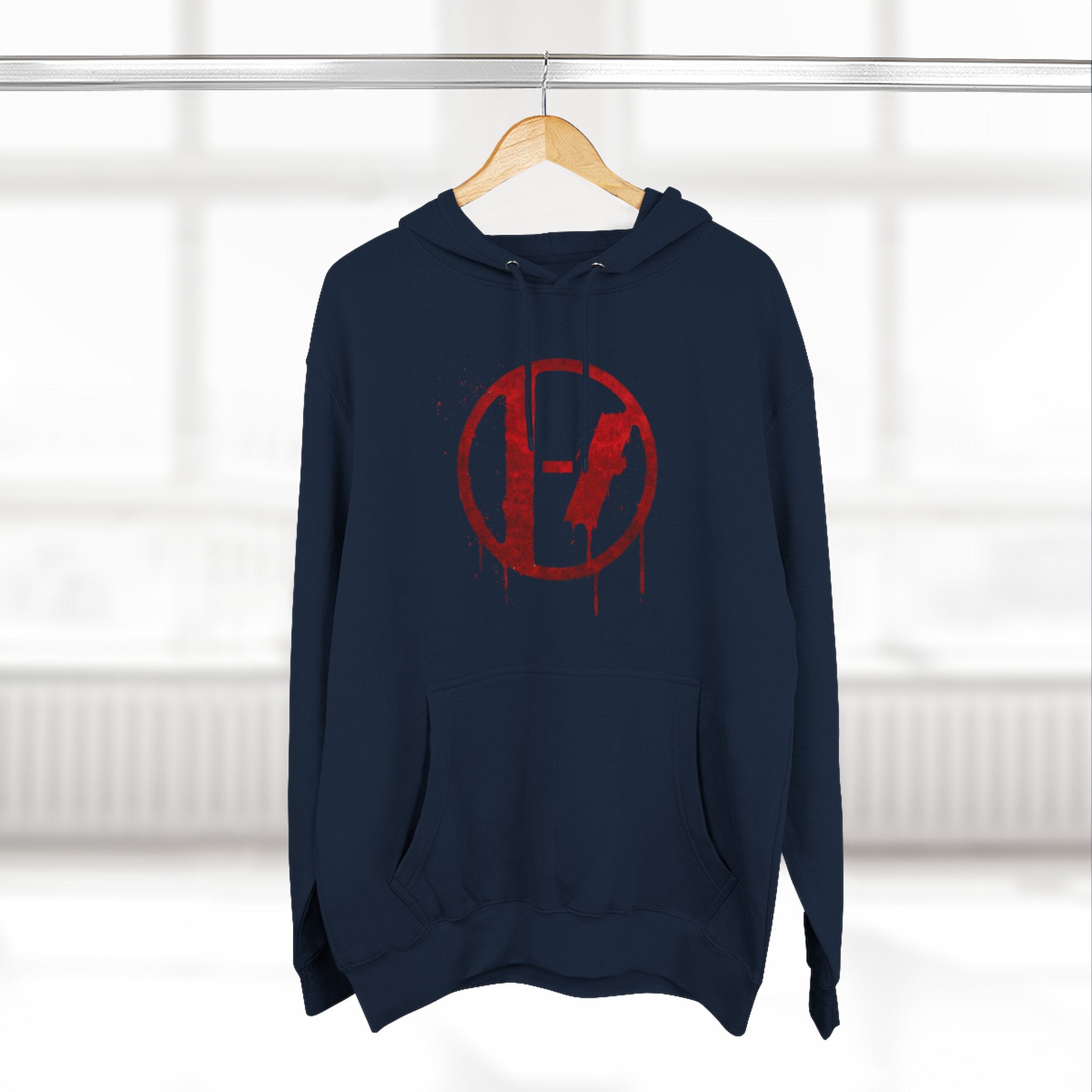 Twenty One Pilots Distressed Drip Logo Hoodie