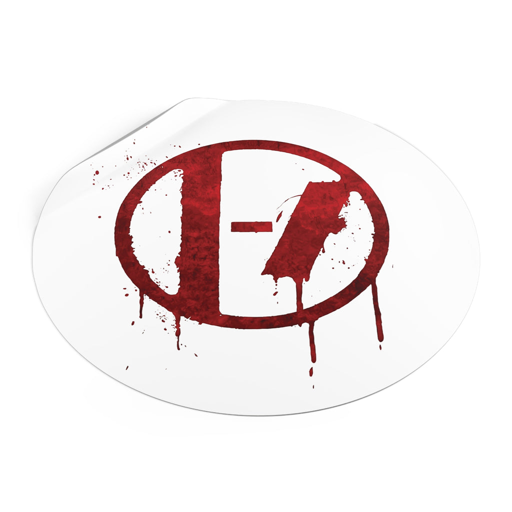 Twenty One Pilots Grunge Music Emblem Sticker