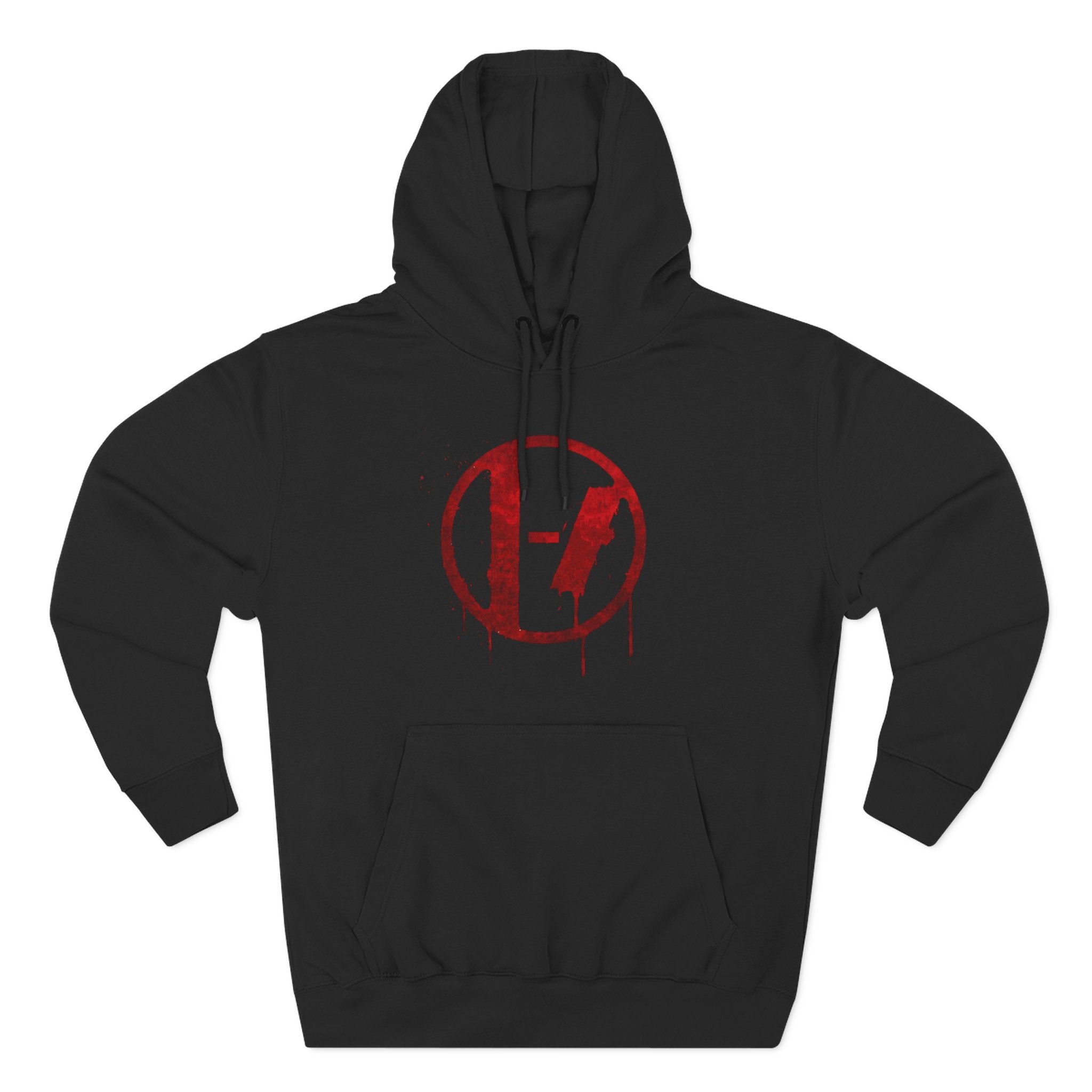 Twenty One Pilots Distressed Drip Logo Hoodie