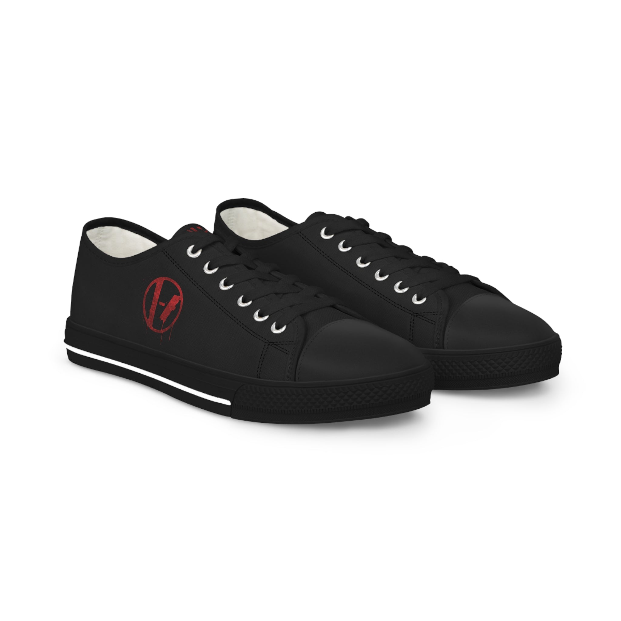 Twenty One Pilots Red Logo Low Top Sneakers