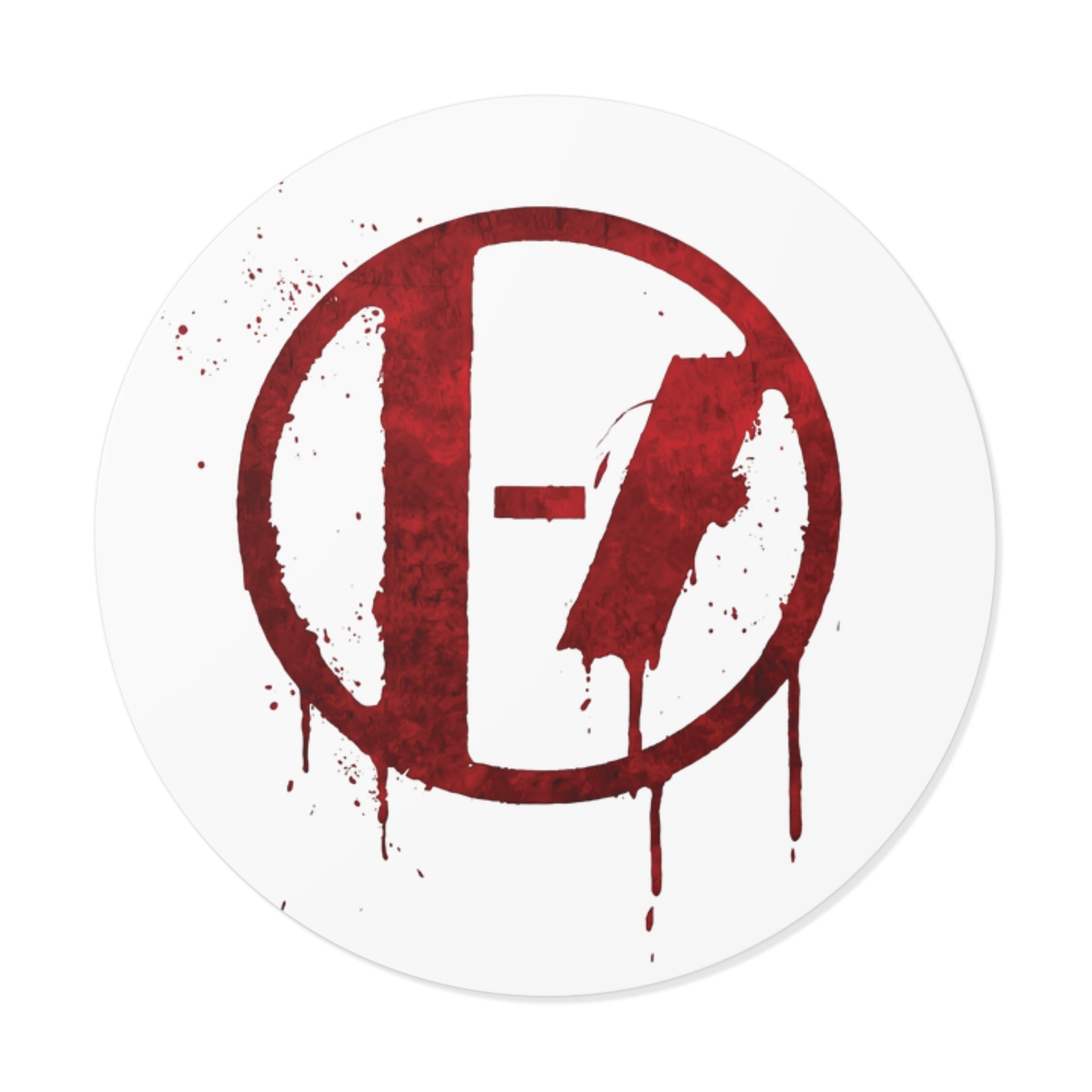 Twenty One Pilots Grunge Music Emblem Sticker