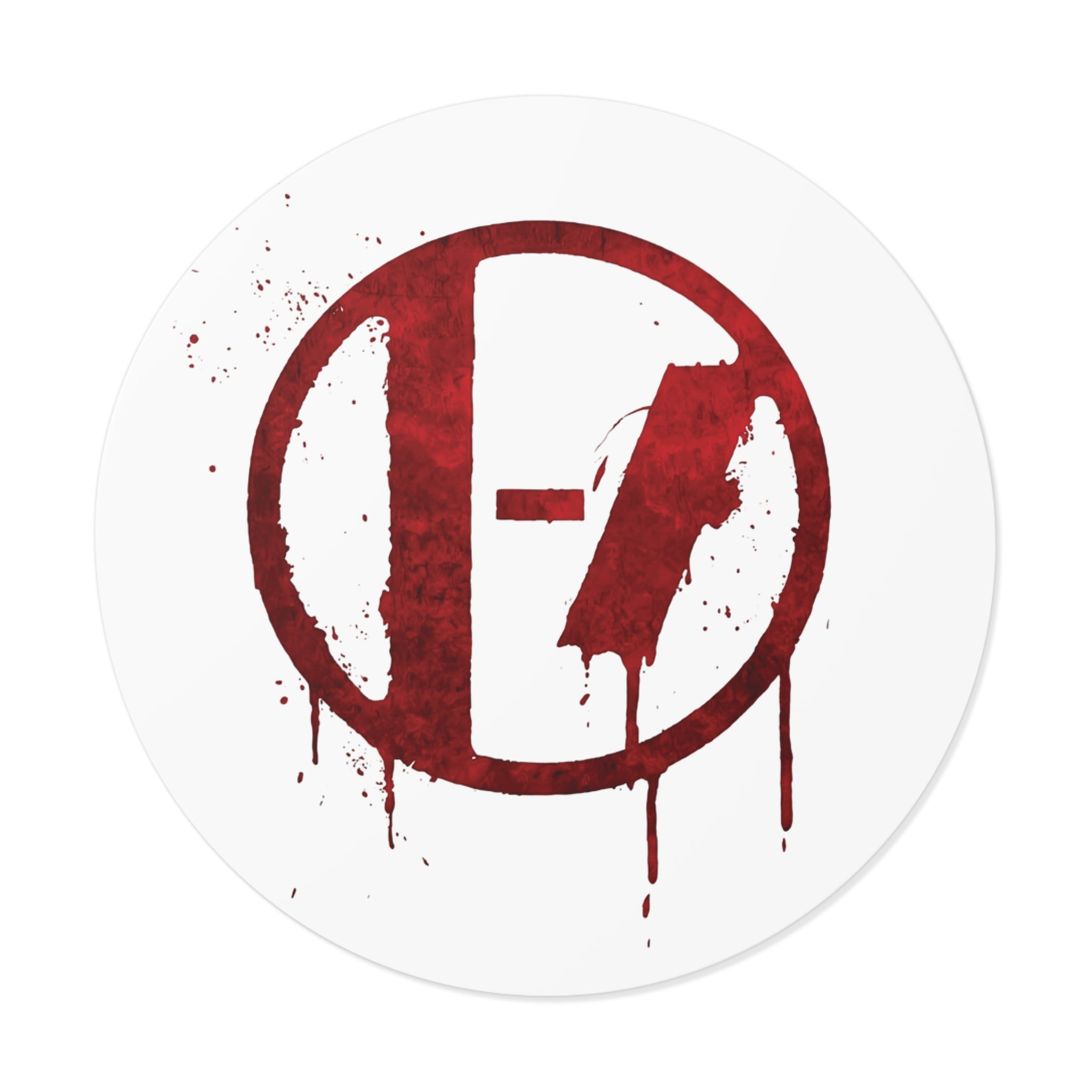Twenty One Pilots Grunge Music Emblem Sticker