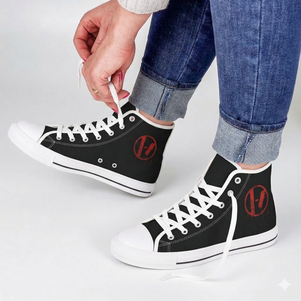 Twenty One Pilots Red Logo High Top Sneakers