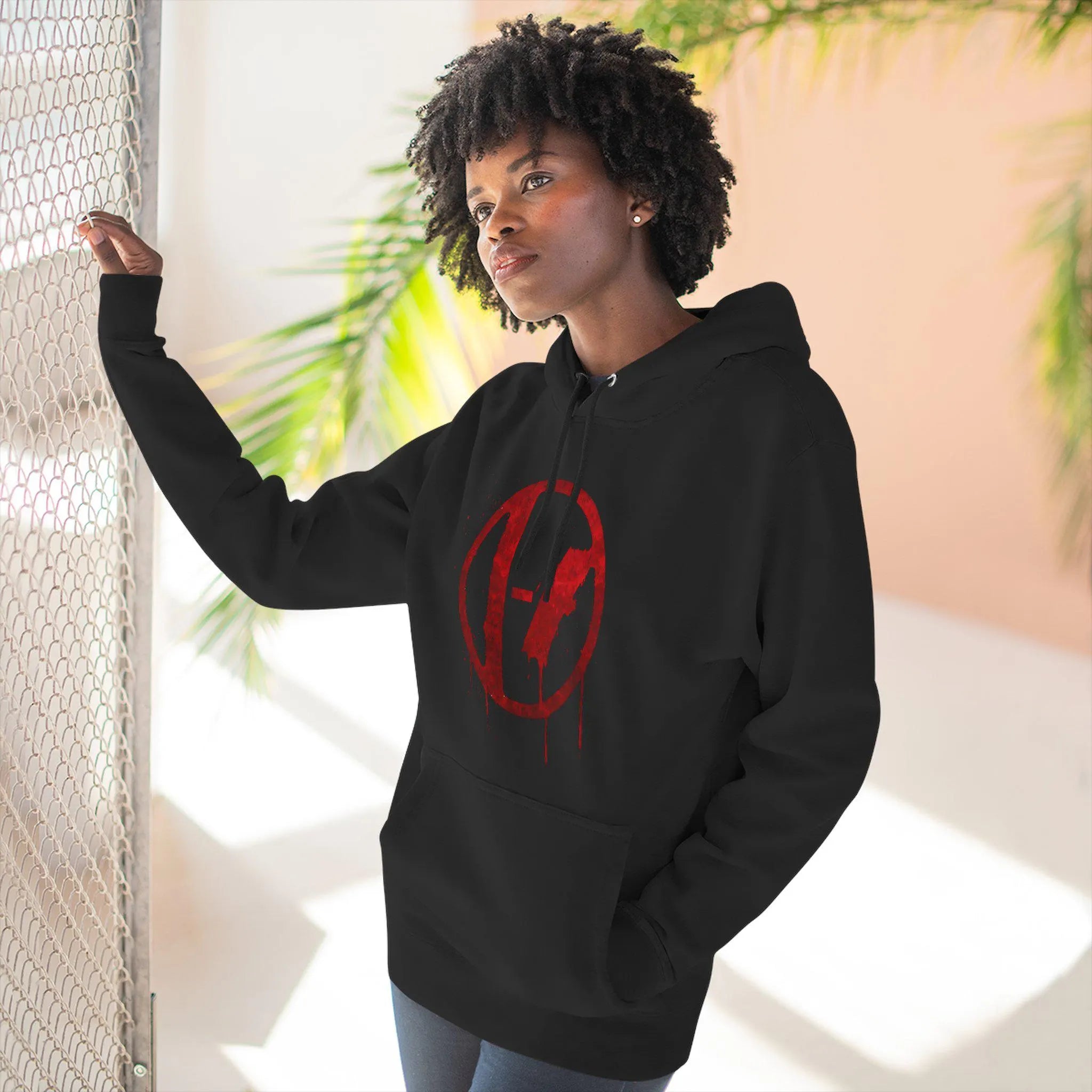 Twenty One Pilots Distressed Drip Logo Hoodie