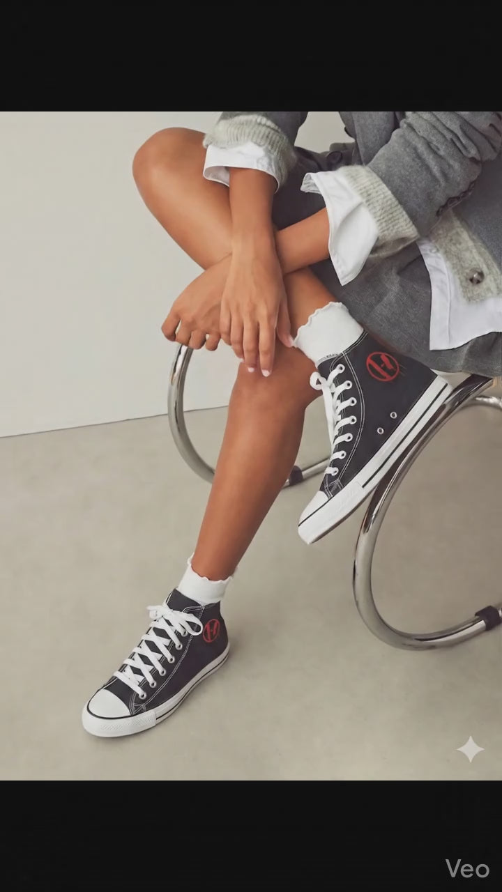 Twenty One Pilots Red Logo High Top Sneakers